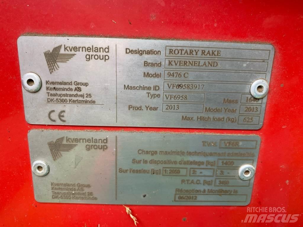 Kverneland 9476C Swathers \ Windrowers