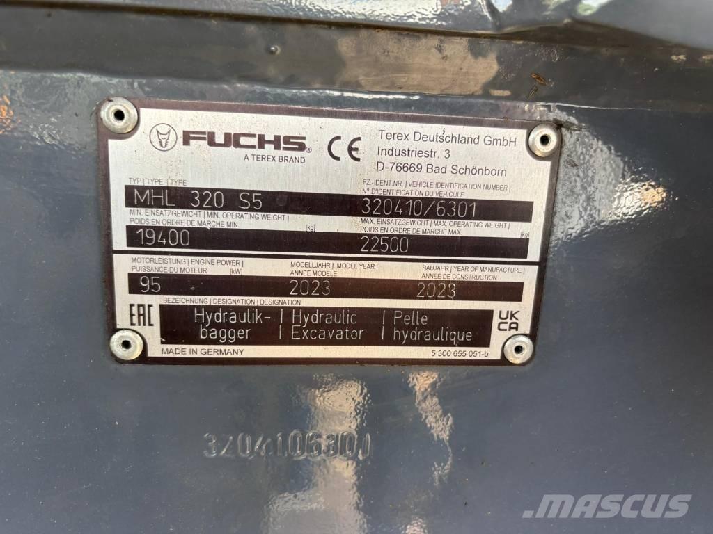 Fuchs MHL320MOD+ Waste / Industry Handlers