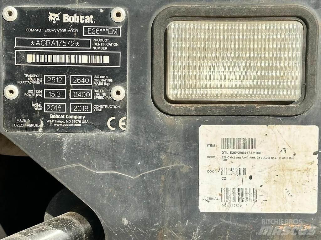 Bobcat E26 Mini Excavators <7t (Mini Diggers)