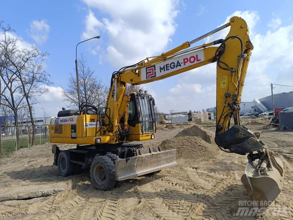 Komatsu PW180-7E0 Wheeled Excavators