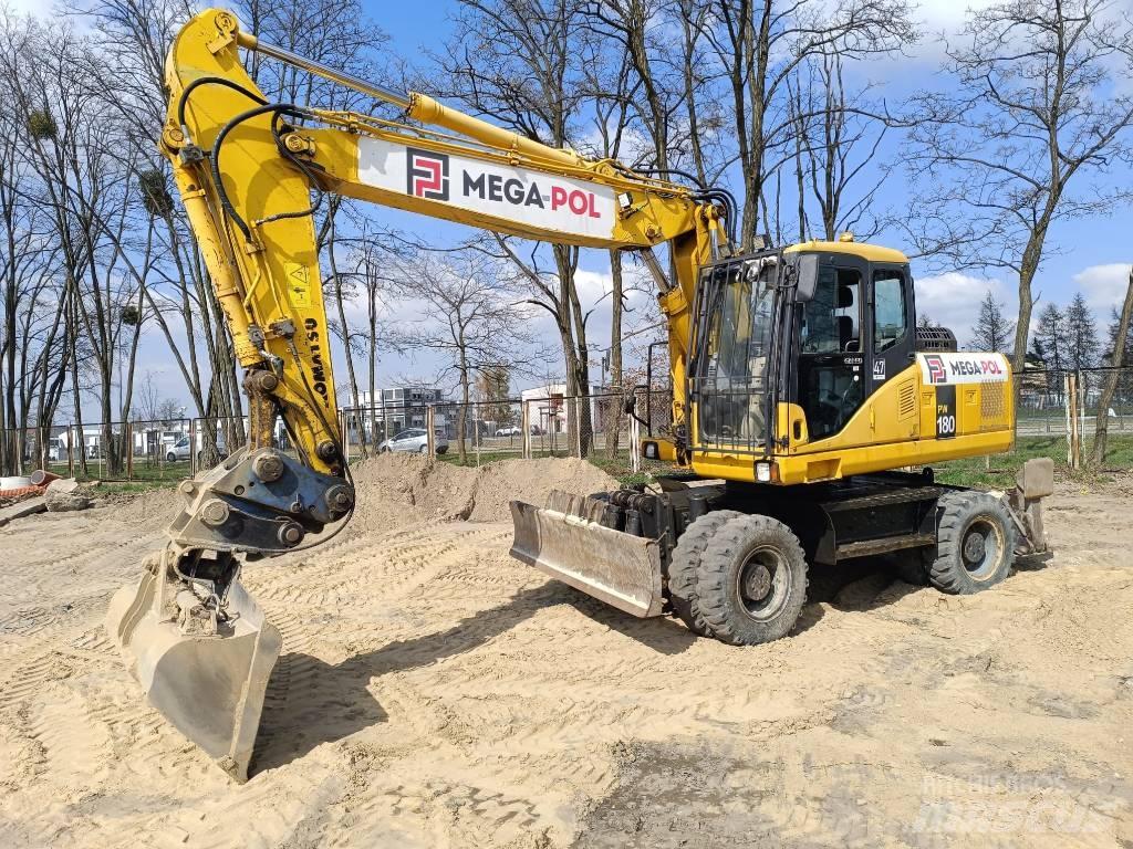 Komatsu PW180-7E0 Wheeled Excavators