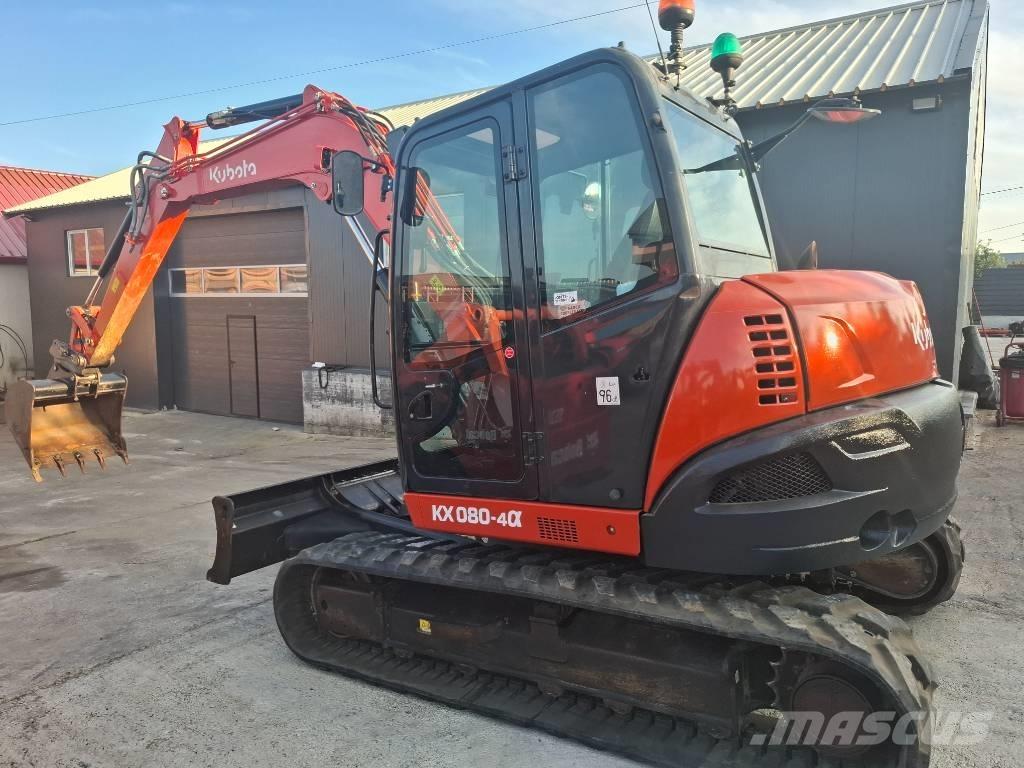Kubota Kx 0-80-4 Mini excavators  7t - 12t