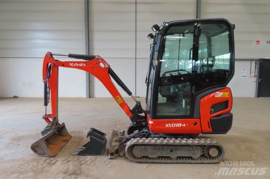 Kubota KX 018-4 Mini Excavators <7t (Mini Diggers)