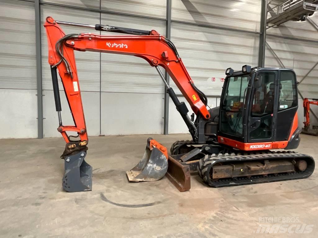 Kubota KX 080-4 A Mini excavators  7t - 12t