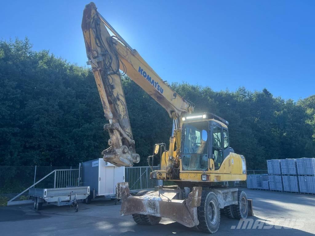 Komatsu PW 200-7 Wheeled Excavators