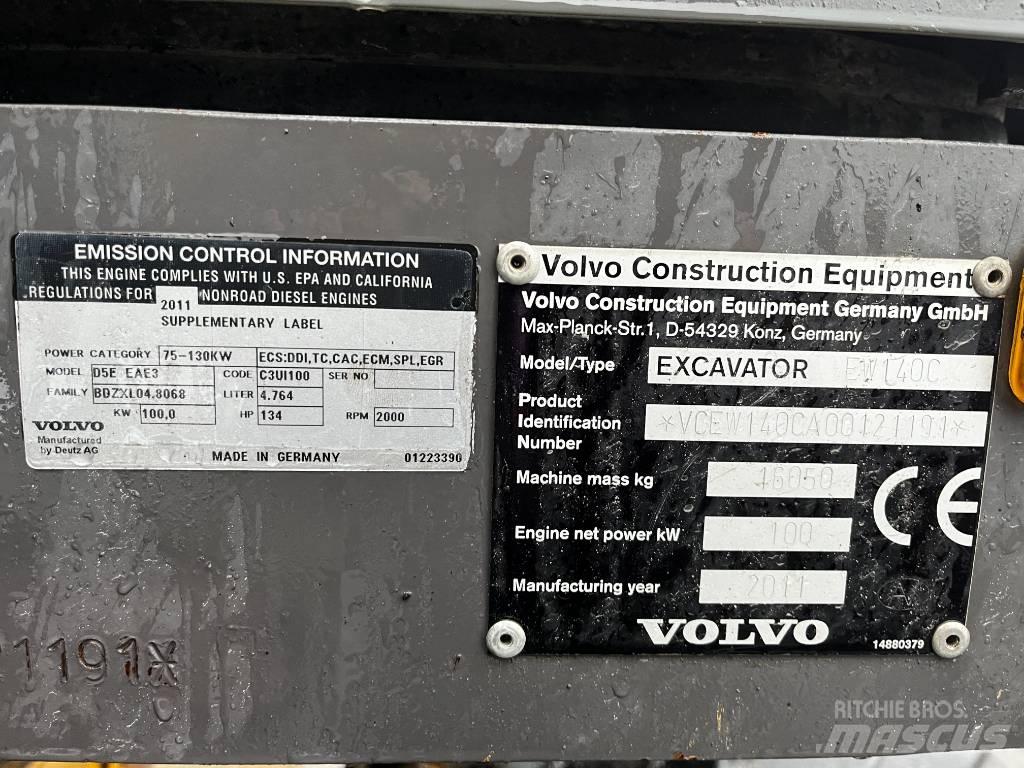Volvo EW 140 C Wheeled Excavators