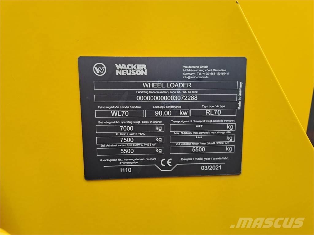 Wacker Neuson WL70 Wheel loaders
