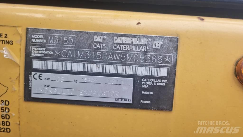 CAT M 315 D Wheeled Excavators