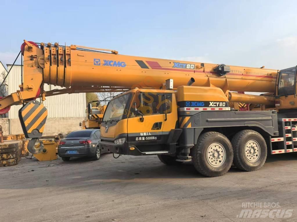 XCMG XCT 80 Mobile and all terrain cranes