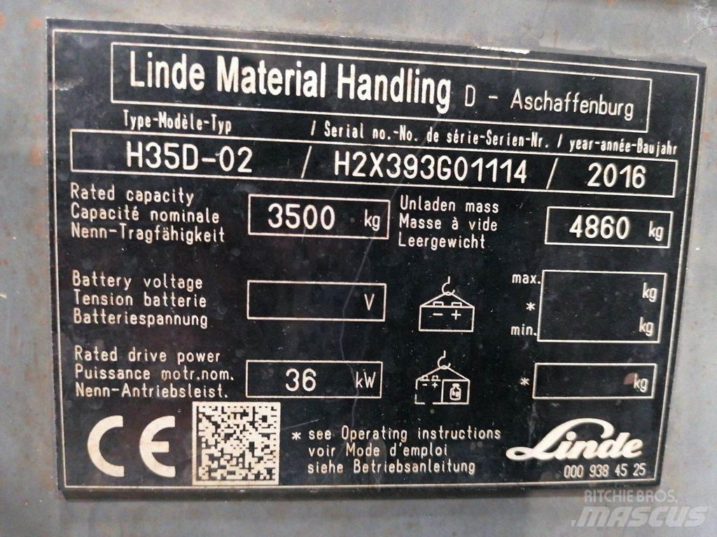 Linde H35D-02 Diesel Forklifts