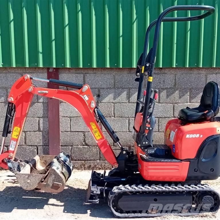 Kubota K 008-3 Mini Excavators <7t (Mini Diggers)