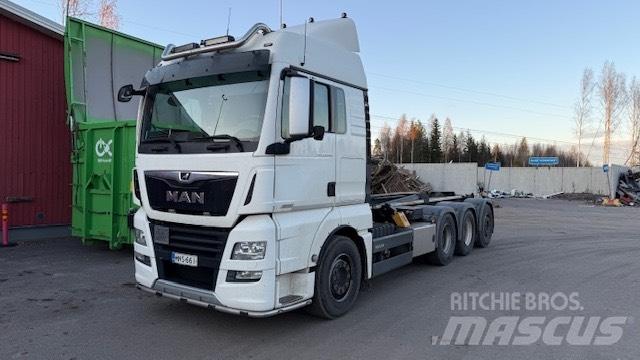 MAN TGX 35.580 Hook lift trucks
