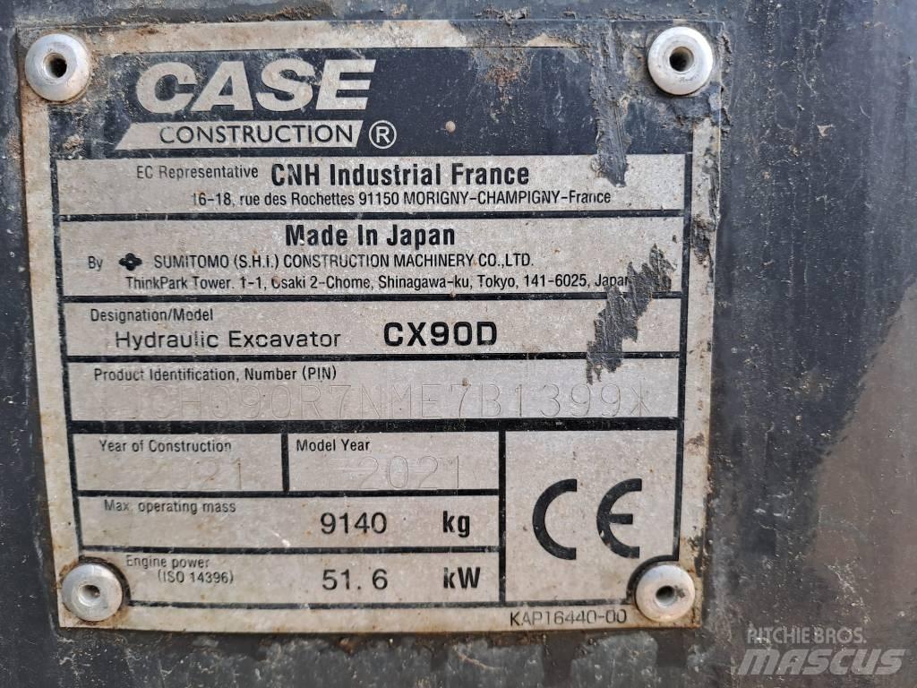 CASE CX 90 D Mini excavators  7t - 12t
