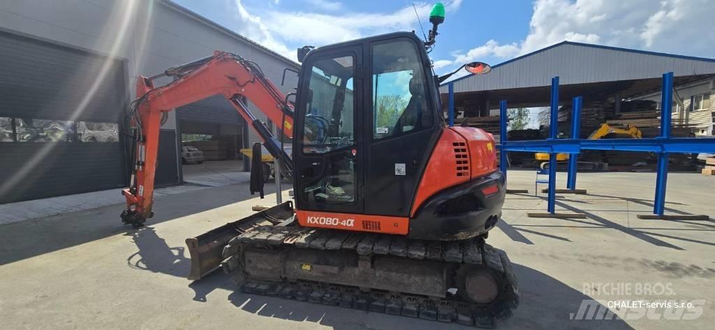 Kubota KX 080-4 CX Mini excavators  7t - 12t