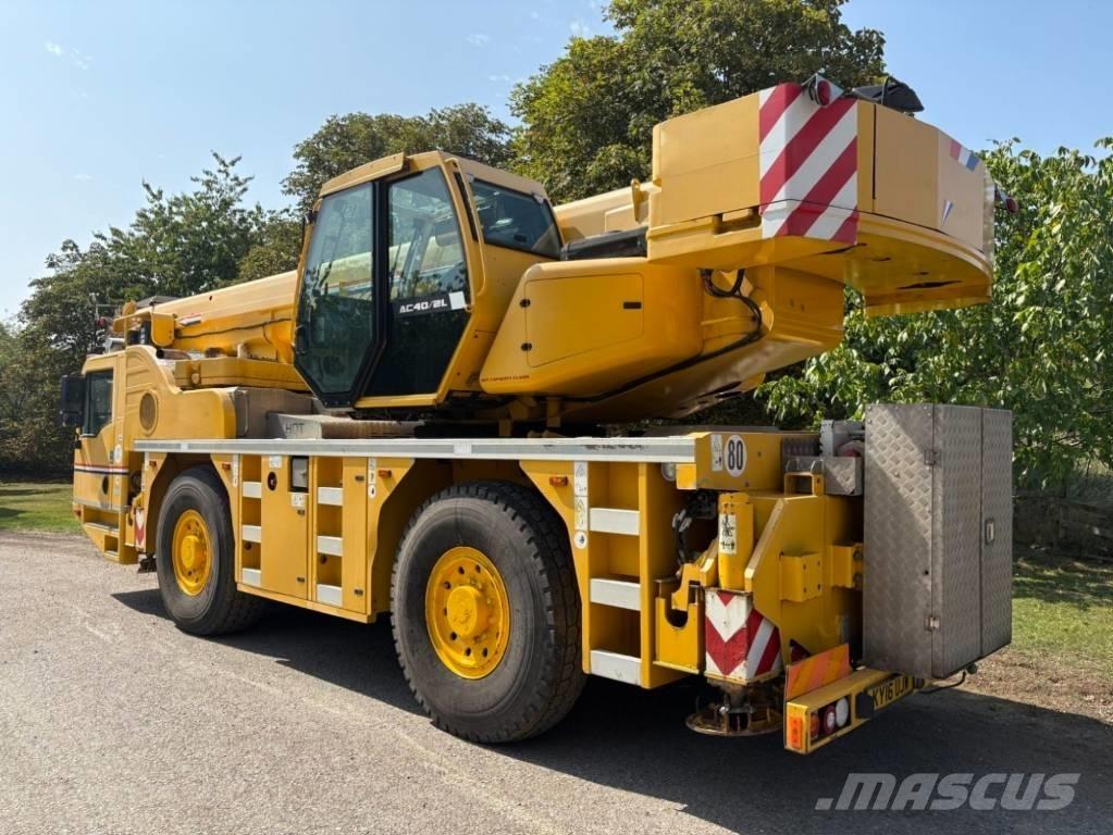 Terex AC40/2L Mobile and all terrain cranes