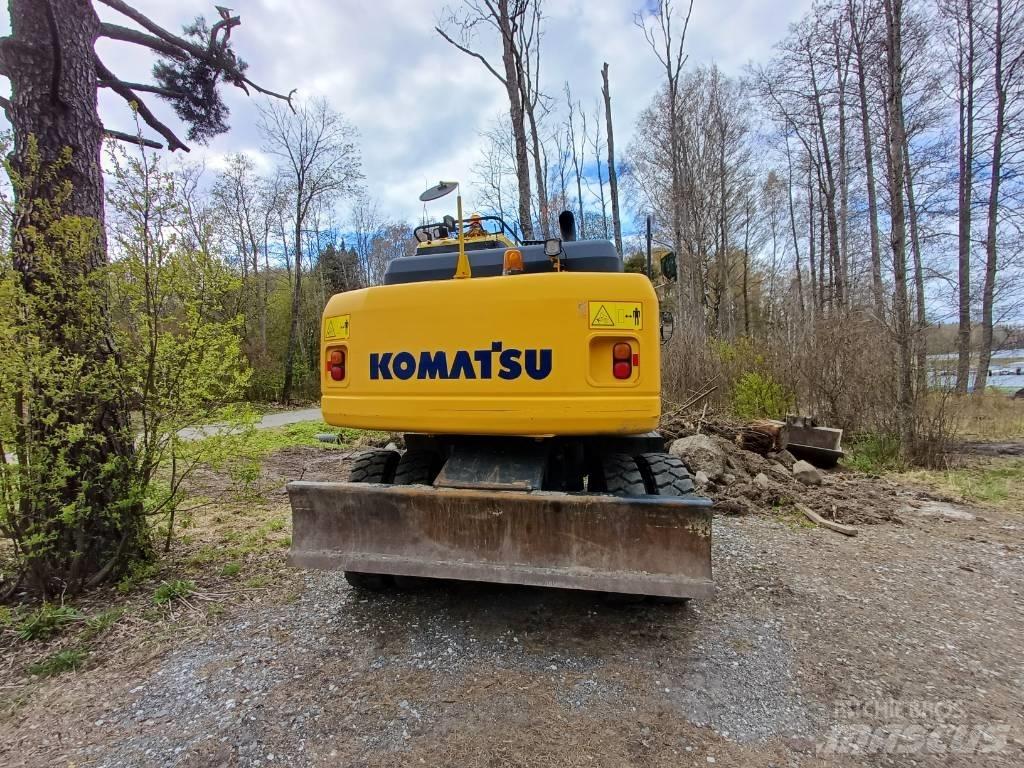Komatsu PW 160-7E0 Wheeled Excavators