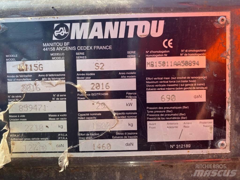 Manitou MI 15 G LPG trucks
