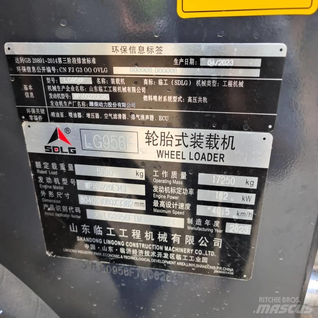 SDLG LG 956 F Wheel Loaders