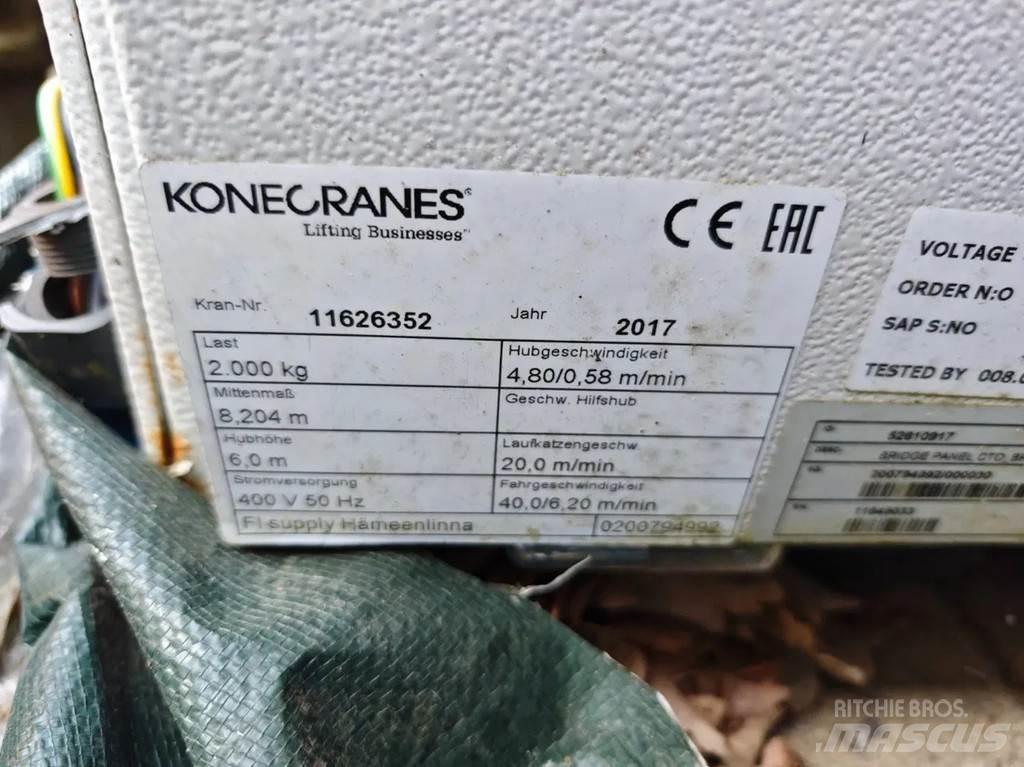 Konecranes 2 Ton Used Overhead and Gantry Cranes