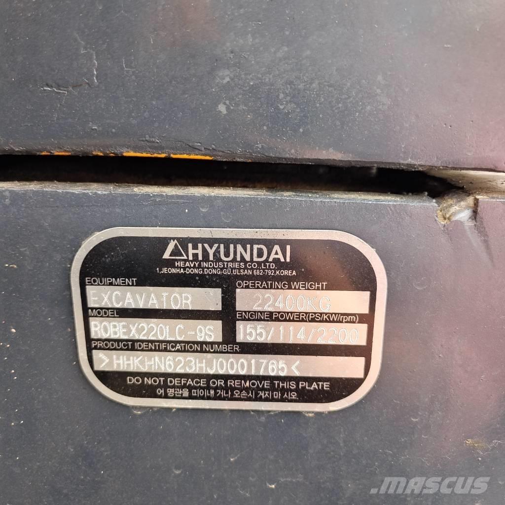 Hyundai RX220LC-9S Crawler Excavators