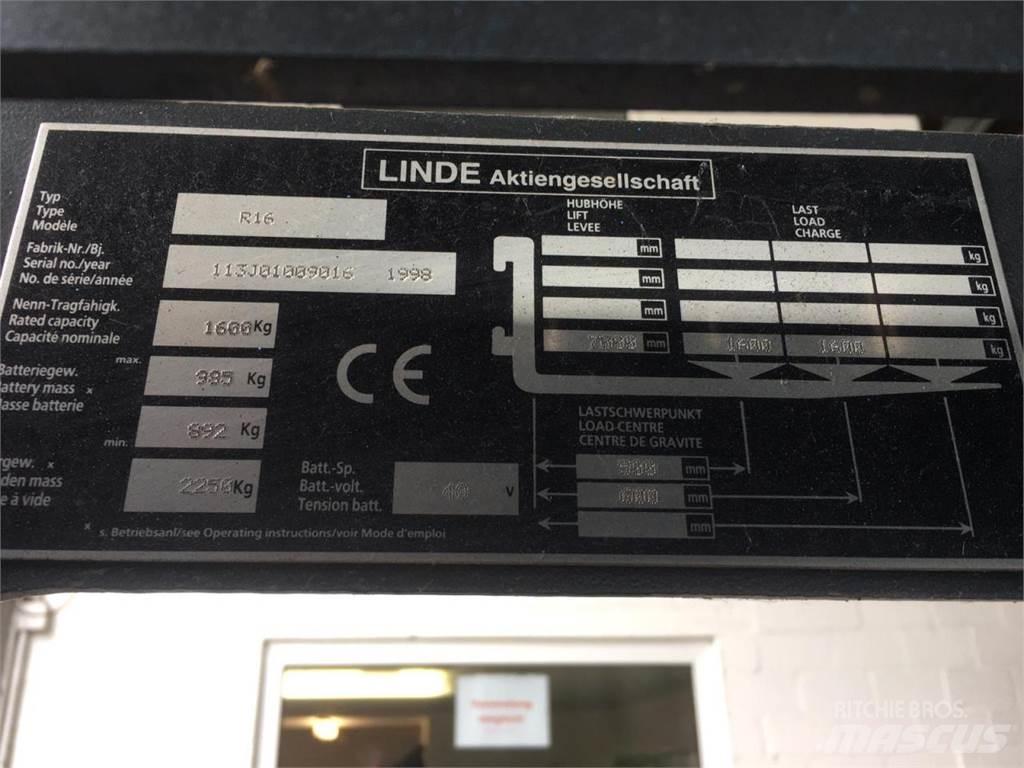 Linde R16 Misc Forklifts