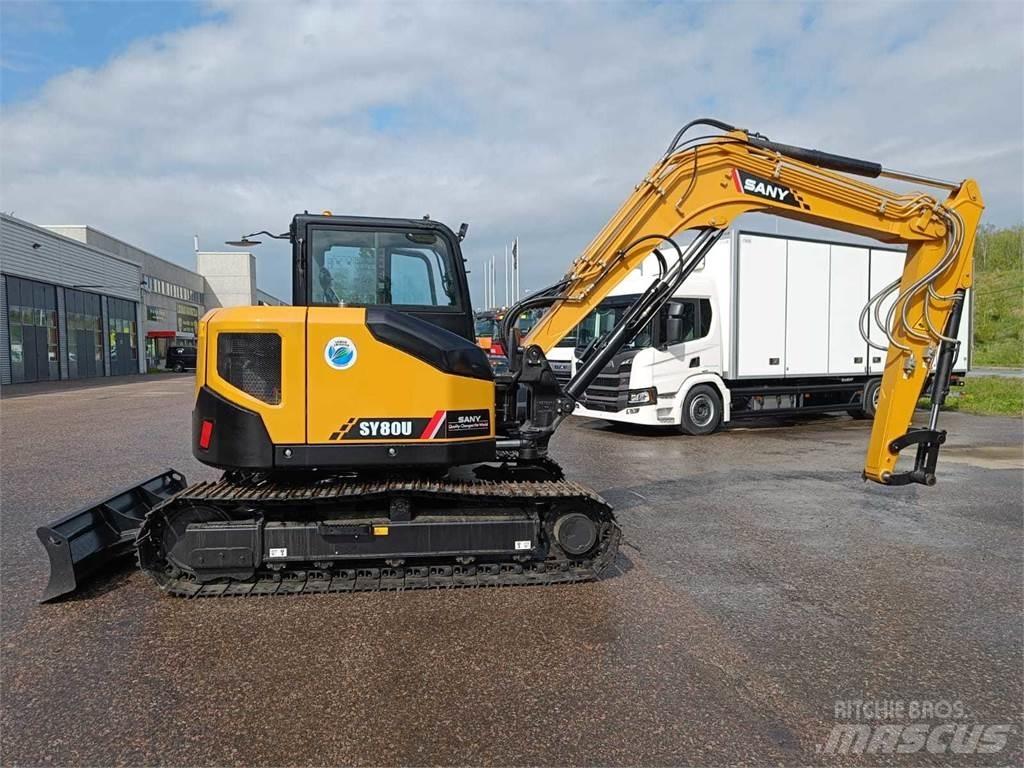 Sany SY80U Mini excavators  7t - 12t