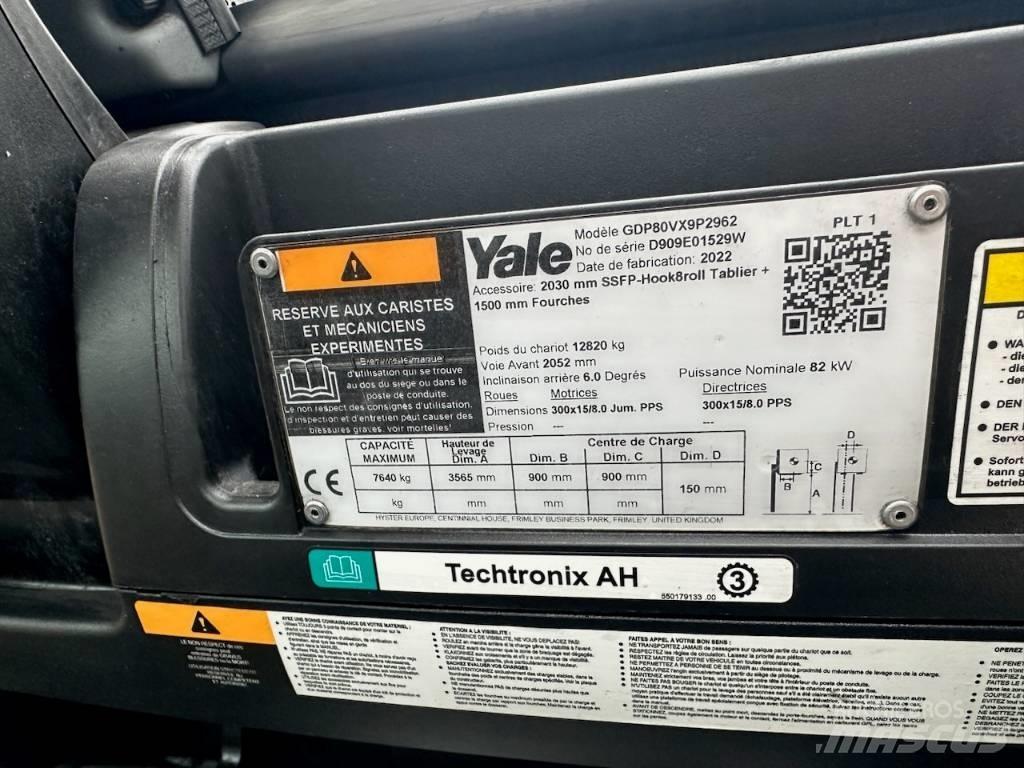 Yale gdp80vx9 Diesel Forklifts
