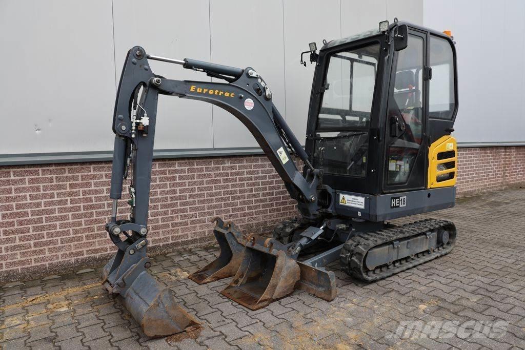 Eurotrac HE18 Mini Excavators <7t (Mini Diggers)