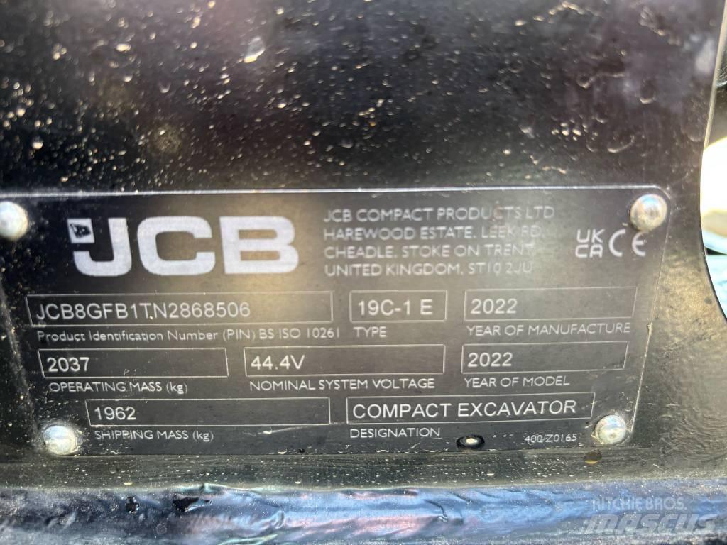 JCB 19 C-1 E Mini Excavators <7t (Mini Diggers)