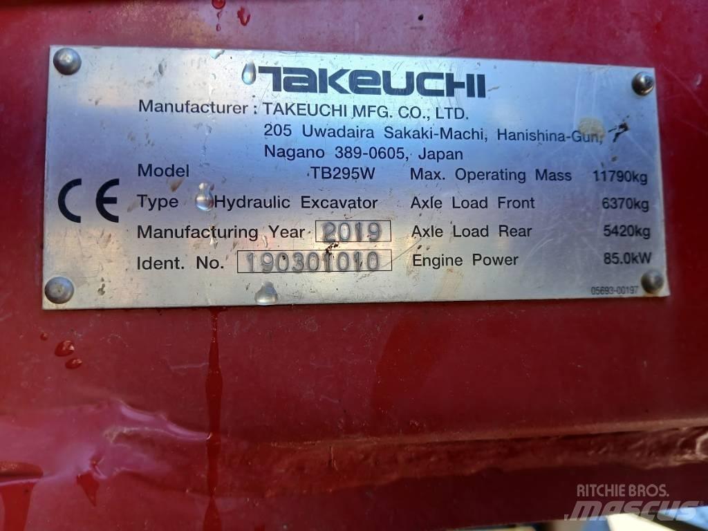 Takeuchi TB 295 W Wheeled Excavators