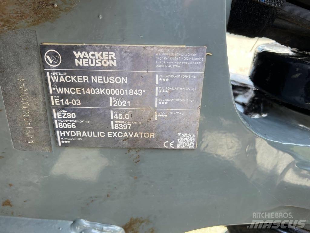 Wacker Neuson EZ80 Crawler excavators