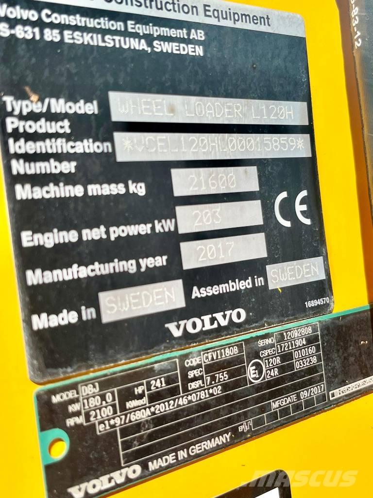 Volvo L 120 H Wheel Loaders