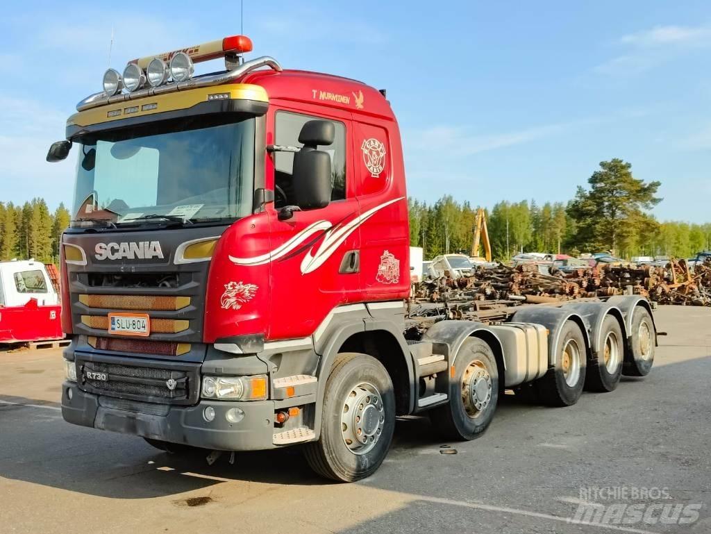  DAMAGED Scania R 730 Cab & Chassis Trucks
