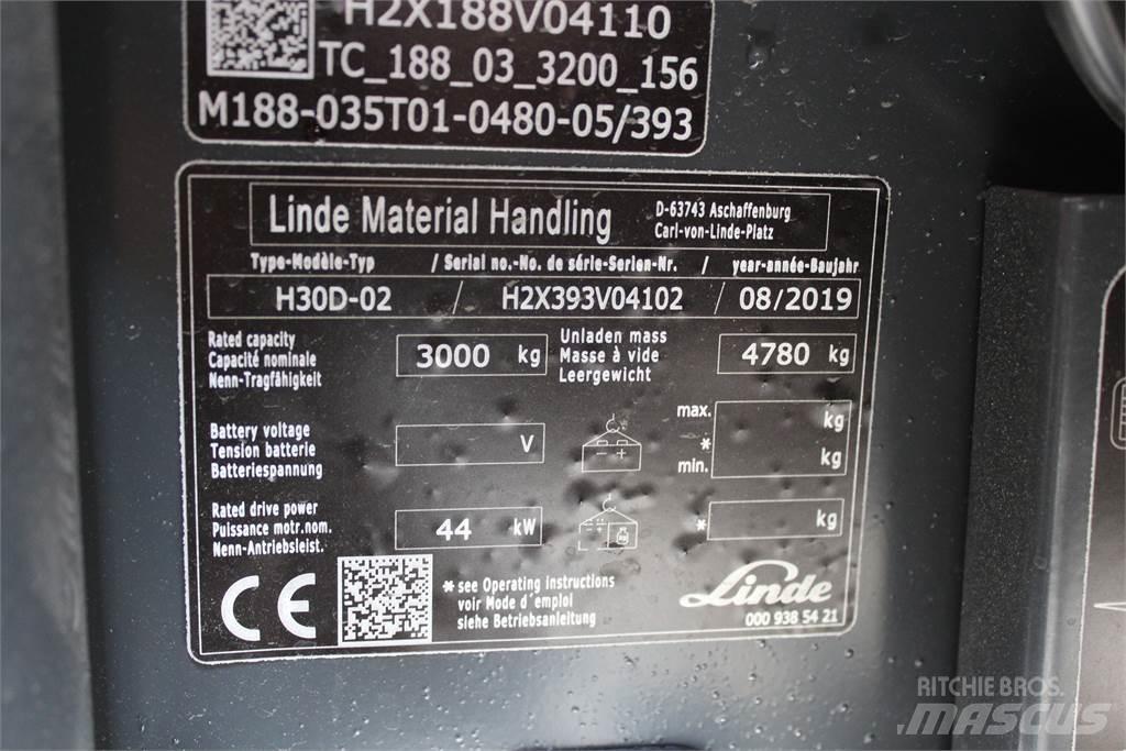 Linde H30D Diesel Forklifts