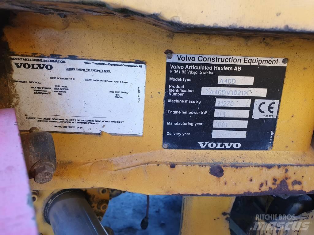 Volvo A 40 D Articulated Dump Trucks (ADTs)