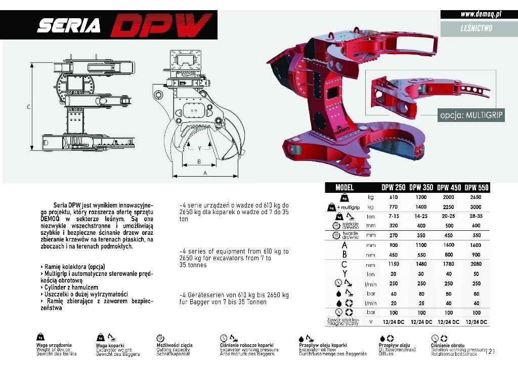  DEMOQ DPW250 Grapples/Grapple Trucks