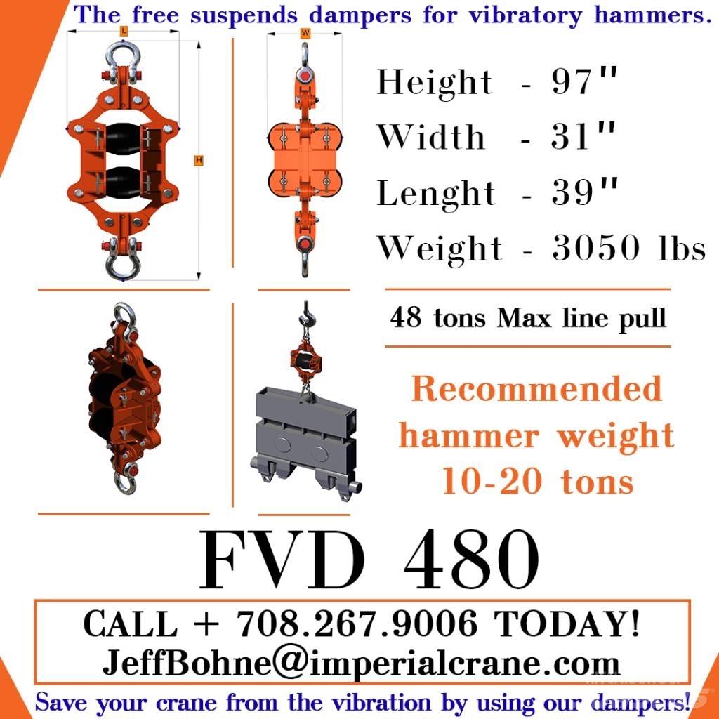  Finaros FVD 480 Hydraulic Pile Hammers