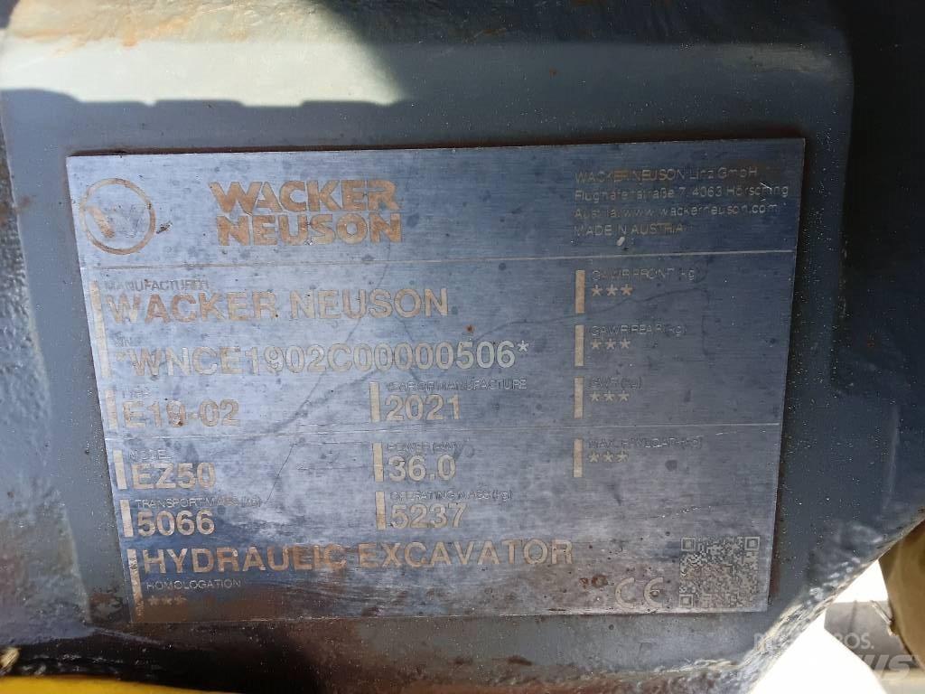 Wacker Neuson EZ50 Crawler Excavators