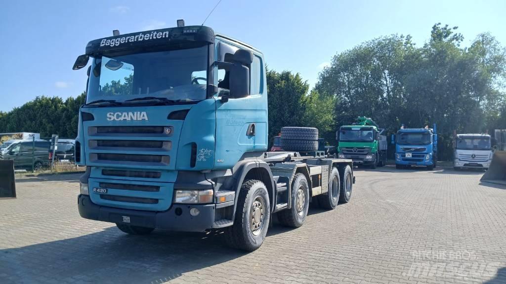Scania R 420 Hook lift trucks
