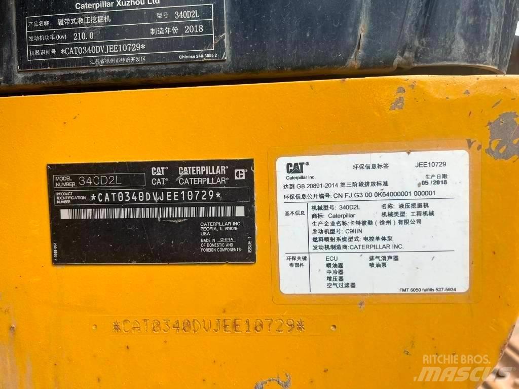 CAT 340D2L Crawler Excavators
