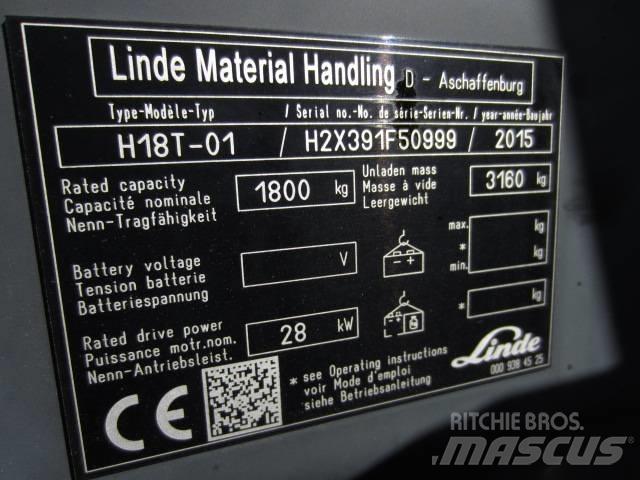 Linde H 18 T-03 LPG trucks