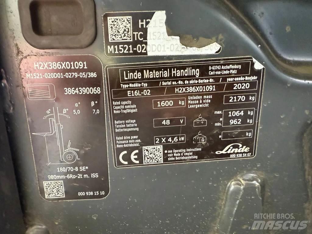 Linde E16L-02 Misc Forklifts