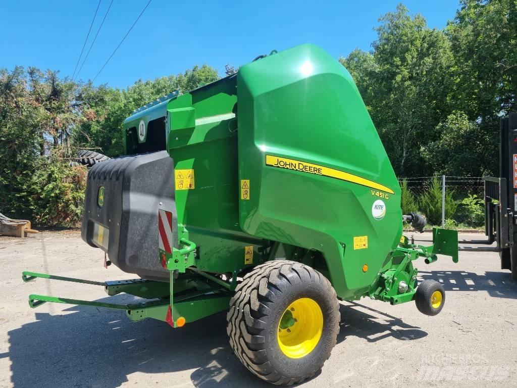 John Deere V451G Round Balers