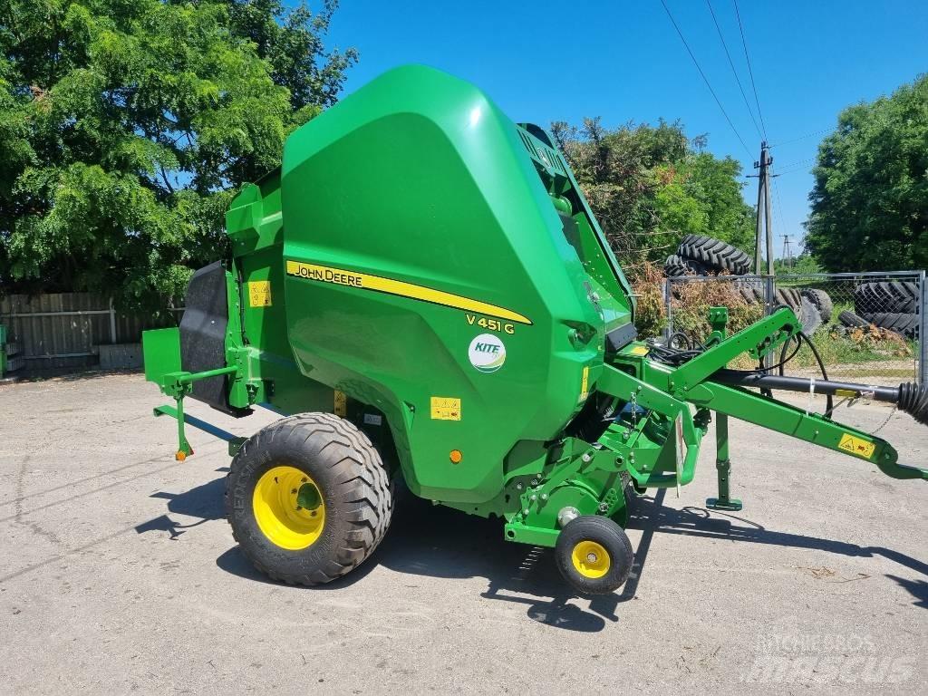 John Deere V451G Round Balers