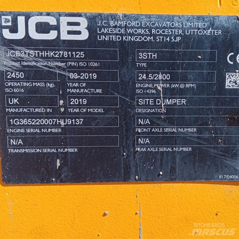 JCB 3TSTH Site Dumpers