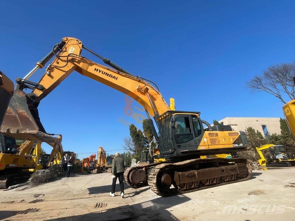 Hyundai Robex 520 VS Crawler Excavators