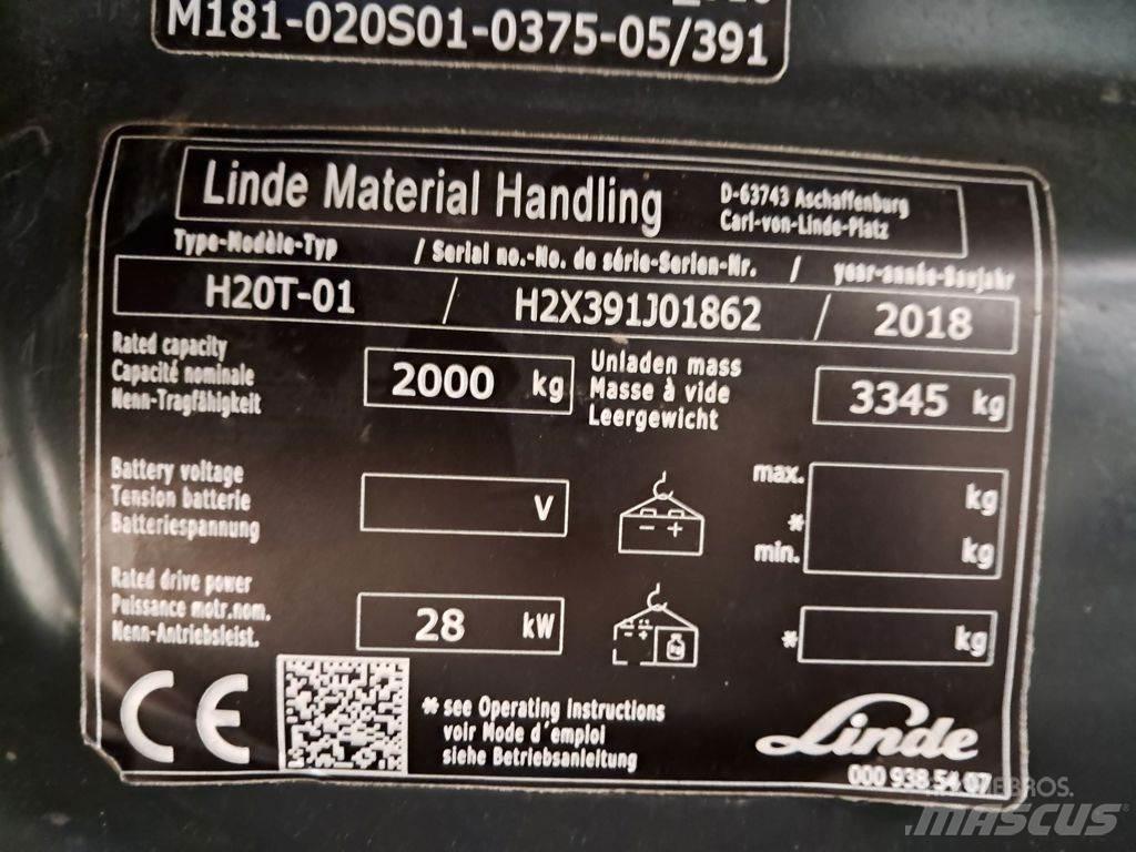 Linde H20T-01 LPG trucks