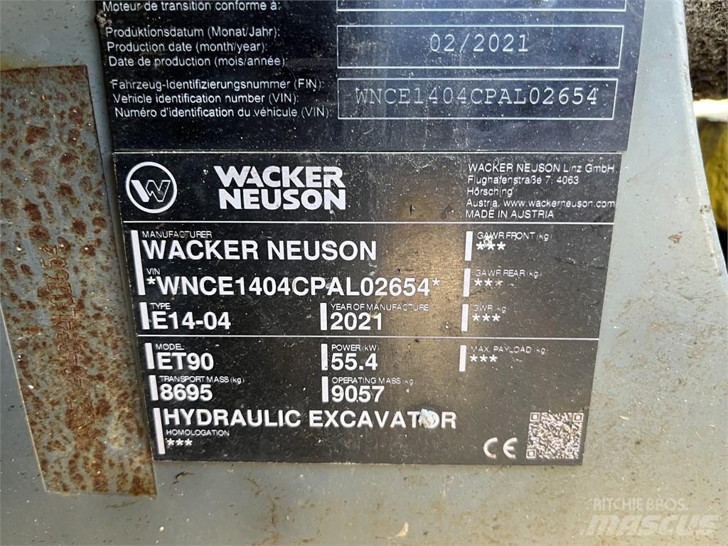 Wacker Neuson ET90 Mini excavators  7t - 12t