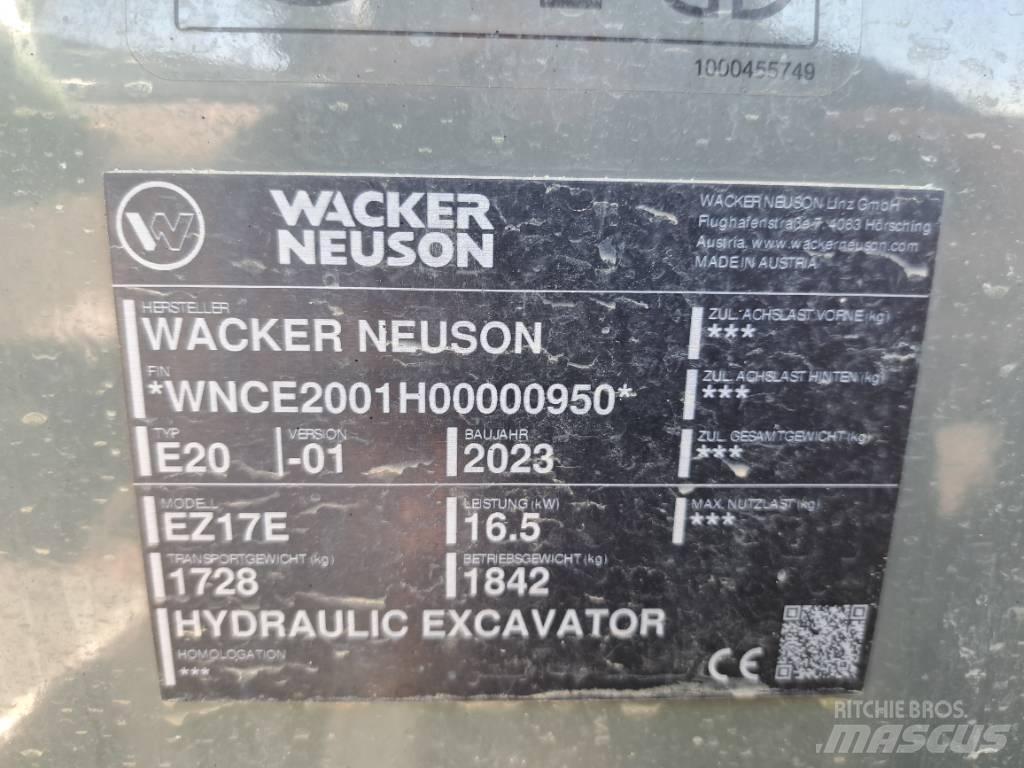 Wacker Neuson EZ17e Crawler Excavators