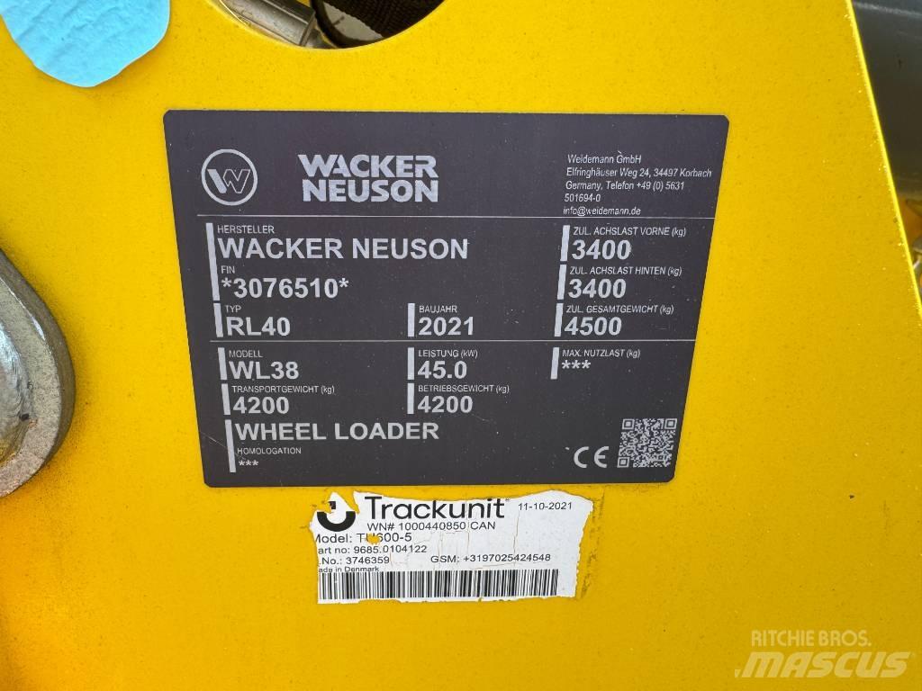Wacker Neuson WL38 Wheel Loaders
